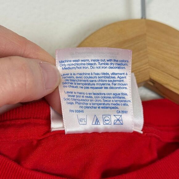 Vintage Universal Studios Hollywood Woody Woodpecker Red T-Shirt Size XXL - Picture 10 of 10